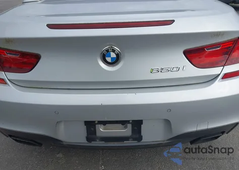 2012 BMW 650I z USA, uszkodzony, nr VIN WBALZ3C56CDL73159